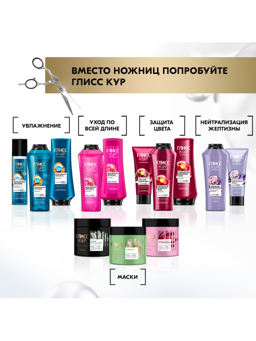 Бальзам кондиционер для волос Глисс Кур Драгоценное питание, 360мл