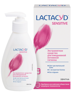 Средство для интимной гигиены Lactacyd Sensitive для чувствительной кожи, 200мл