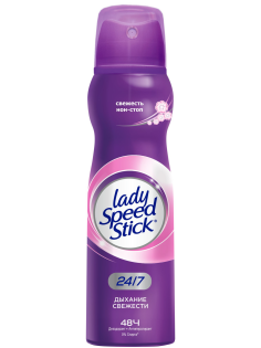 Дезодорант-антиперспирант-спрей Lady Speed Stick Дыхание свежести, 150мл