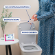 Влажная туалетная бумага Zewa Pure, 80 листов х 4 шт