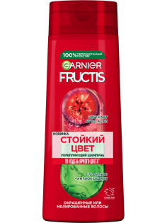 Шампунь Garnier Fructis Годжи Стойкий цвет для окрашенных или мелированных волос укрепляющий, 400мл