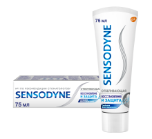 Зубная паста Sensodyne Восстановление и защита отбеливающая для чувствительных зубов, 75мл