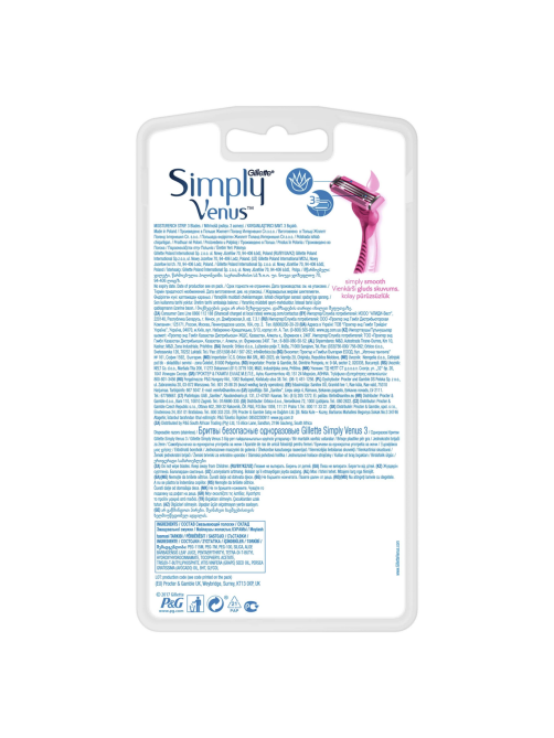 Станок для бритья Gillette Simply Venus одноразовый, 4шт