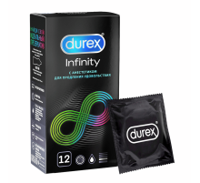 Презервативы Durex Infinity с анестетиком для продления удовольствия, 12шт