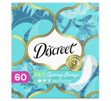 Прокладки ежедневные Discreet Deo весенний бриз, 60шт