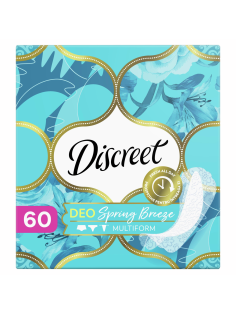 Прокладки ежедневные Discreet Deo весенний бриз, 60шт