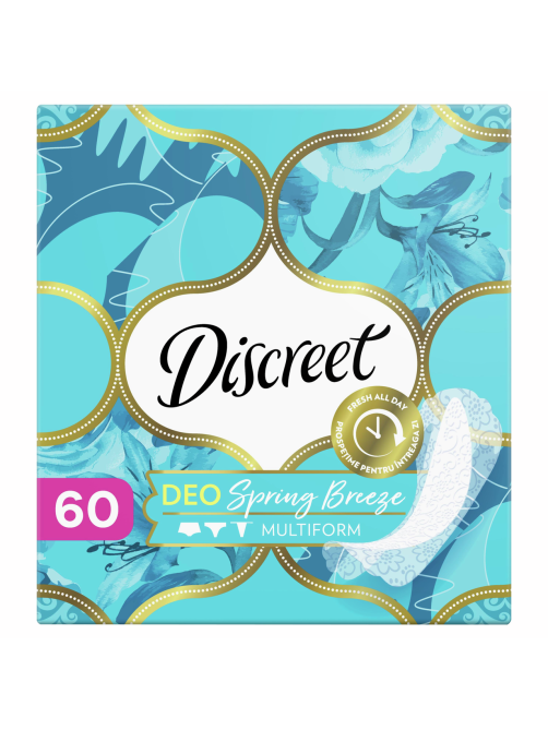 Прокладки ежедневные Discreet Deo весенний бриз, 60шт