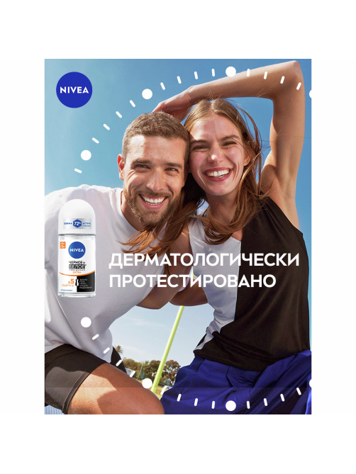 Антиперспирант-ролик Nivea Черное и белое Невидимый Extra, 50мл