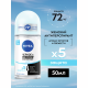 Антиперспирант-ролик Nivea Черное и белое Невидимый Pure, 50мл