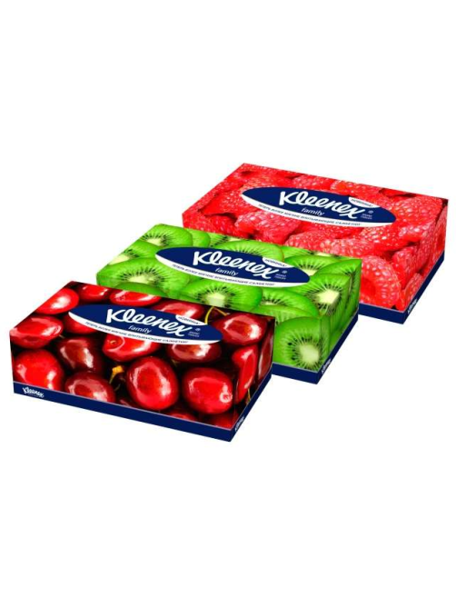 Салфетки бумажные Kleenex Family, 150 листов