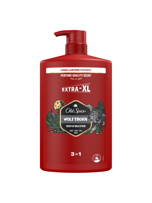 Гель для душа + шампунь мужской Old Spice Wolfthorn 3в1, 1л