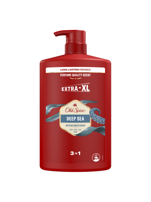 Гель для душа + шампунь мужской Old Spice Deep Sea 3в1, 1л