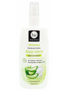 Дезодорант-спрей U&I Whitening Aloe Vera, 100мл