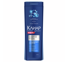 Шампунь Клиар Men Derma Expert укрепляющий Энергия Роста, 380мл