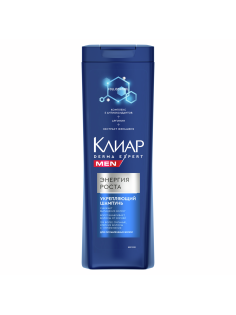 Шампунь Клиар Men Derma Expert укрепляющий Энергия Роста, 380мл