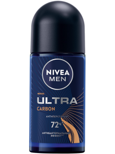 Антиперспирант-ролик Nivea Men Ultra Carbon антибактериальный эффект, 50мл