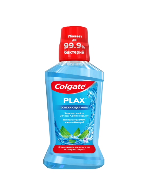 Ополаскиватель Colgate Plax освежающая мята, 250мл