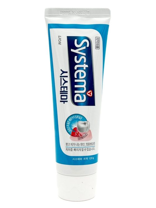 Зубная паста CJ Lion Dentor Systema для защиты десен со вкусом ледяной мяты, 120г