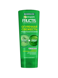 Бальзам-ополаскиватель для волос Garnier Fructis Огуречная свежесть укрепляющий для склонных к жирности волос, 387мл