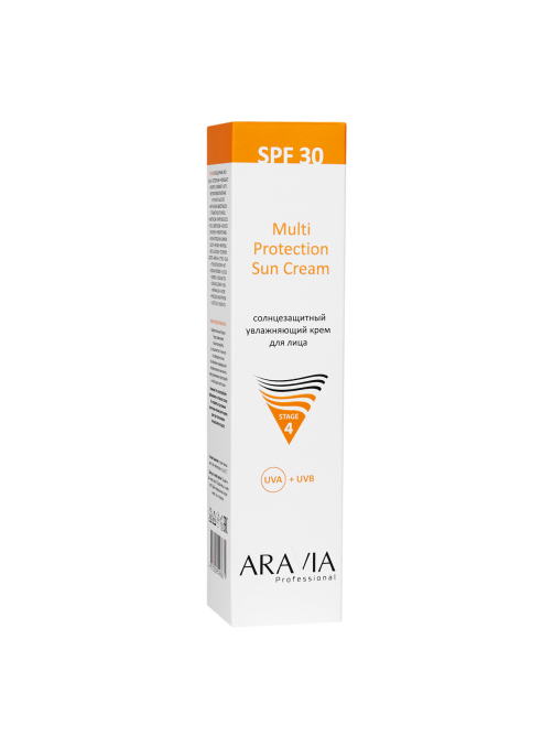 Крем для лица Aravia Professional солнцезащитный увлажняющий SPF30, 100мл