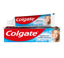 Зубная паста Colgate Бережное отбеливание, с фтором и кальцием, 100мл