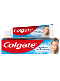 Зубная паста Colgate Бережное отбеливание, с фтором и кальцием, 100мл