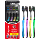 Зубная щетка Colgate Super Flexi Black средняя, 4шт