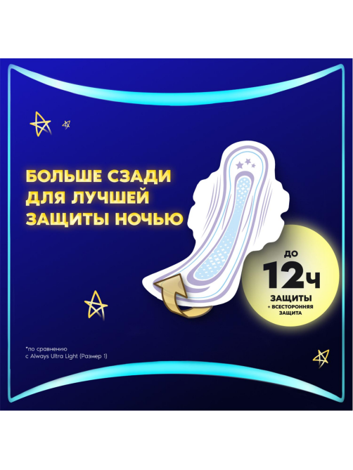 Прокладки Always Ultra Night Extra Plus, 10шт