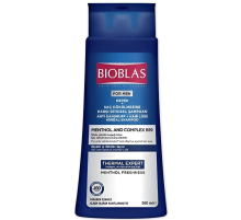 Шампунь Bioblas For men против выпадения волос и против перхоти ментол с B19, 360мл