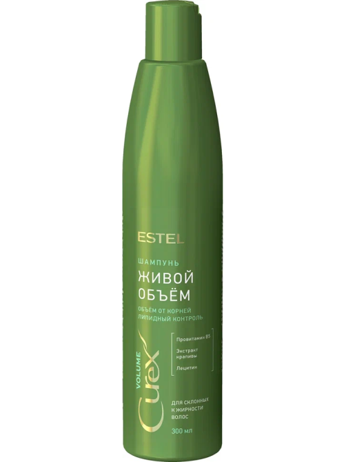 Шампунь Estel Curex Volume живой объем, 300мл