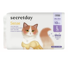 Прокладки Secretday Sense Ultra Slim размер L, 10шт