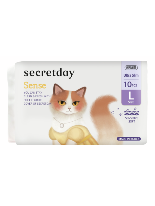 Прокладки Secretday Sense Ultra Slim размер L, 10шт