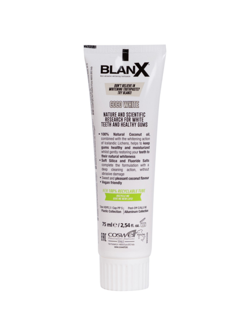 Зубная паста Blanx Coco White, 75мл