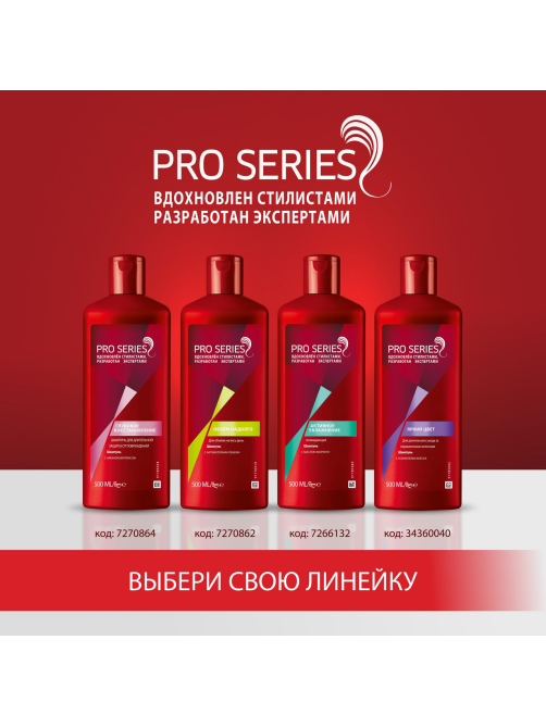 Шампунь Pro Series Глубокое восстановление, 500мл