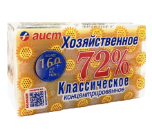Мыло хозяйственное Аист 72%, 150г