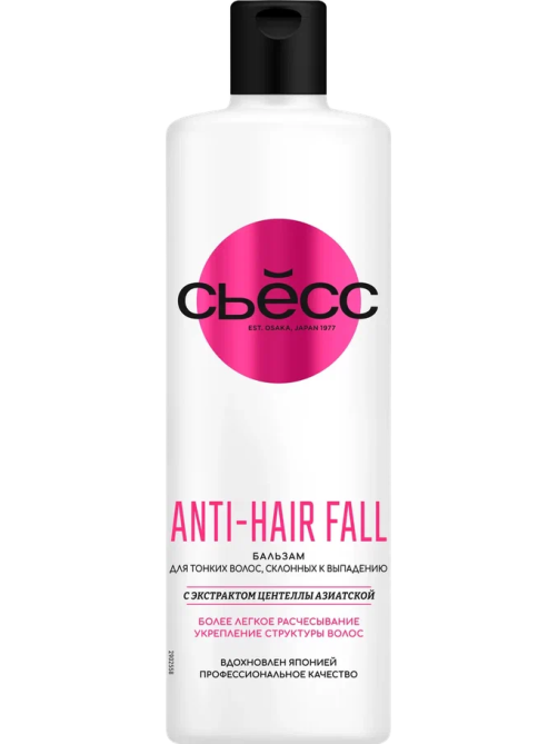 Бальзам для волос Сьёсс Anti-Hair Fall для тонких волос склонных к выпадению, 450мл
