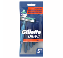 Станок для бритья Gillette Blue II Plus одноразовый, 5шт