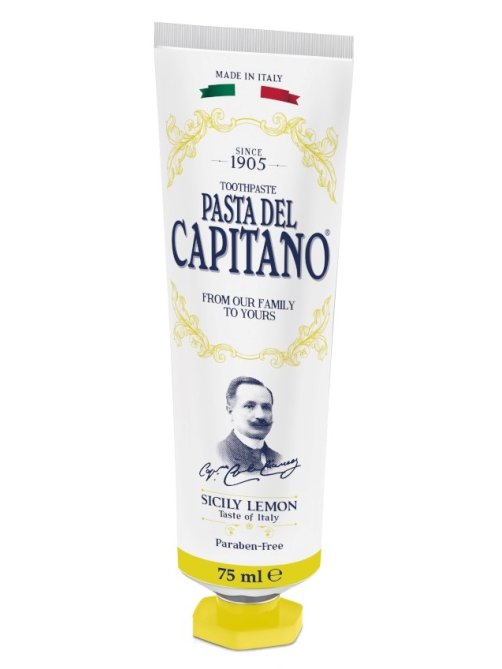 Зубная паста Pasta del Capitano Сицилийский лимон, 75мл
