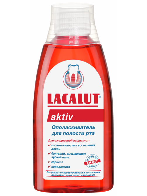 Ополаскиватель Lacalut Aktiv для полости рта, 300мл
