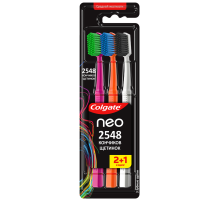 Зубная щетка Colgate Neo средняя, 2+1шт