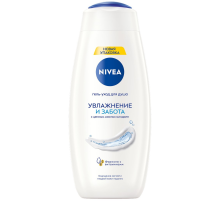 Гель-уход Nivea для душа увлажнение и забота, 500мл