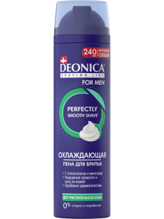 Пена для бритья Deonica for Men для чувствительной кожи, 240мл