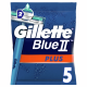 Станок для бритья Gillette Blue II Plus одноразовый, 5шт