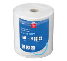 Fine Life Бумажные полотенца Comfort 2 слоя 1/2 листа 100м 400л, 1 рулон