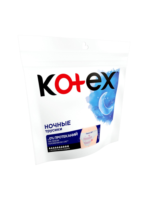 Трусики урологические Kotex ночные, 2шт