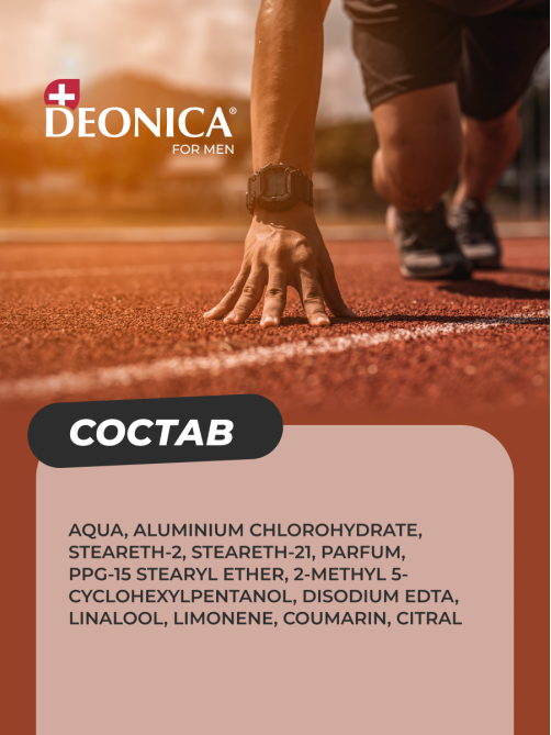 Дезодорант-антиперспирант-ролик Deonica Men Active Start, 50мл