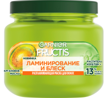 Маска для волос Garnier Fructis Ламинирование и блеск, 320мл