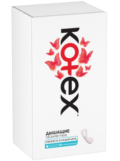 Прокладки ежедневные Kotex ультратонкие, 56шт