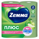 Туалетная бумага Zewa Плюс Яблоко 2 слоя, 4 рулона
