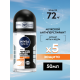 Антиперспирант-ролик Nivea Men Черное и белое Невидимый Extra, 50мл